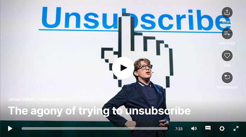 Morning Dough - The Agony Of Trying To Unsubscribe