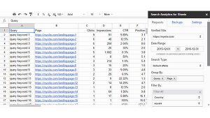 Retrieve Data And Create Automatic Backups From Google Search Console Into Google Sheets