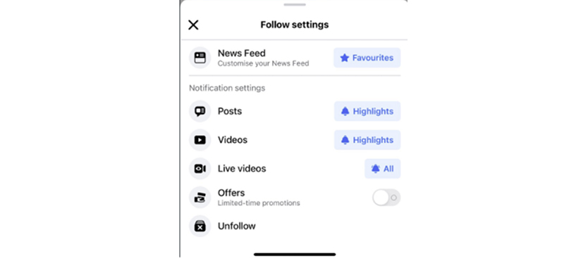 Facebook Adds New Page Follow Settings to Control Which Updates You See