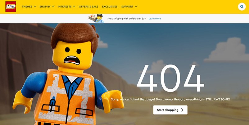 37 of the Best Examples of 404 Pages