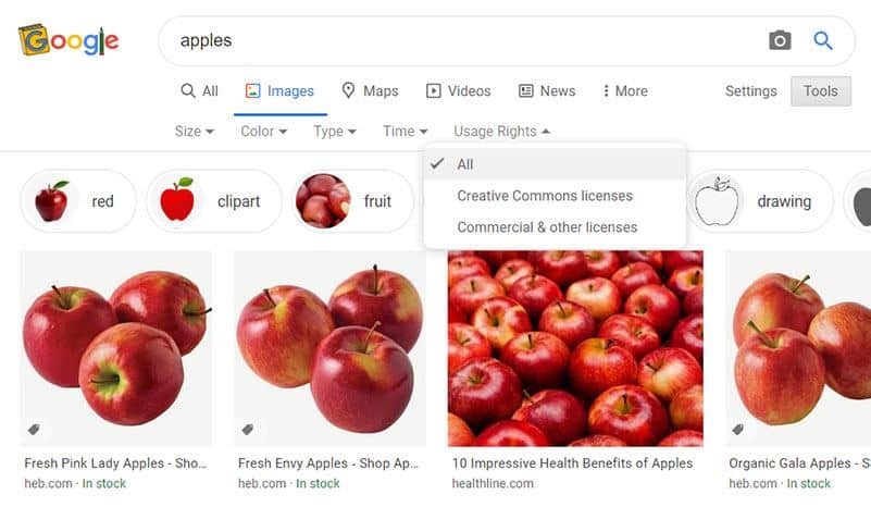 Google Removes ‘Labeled for Reuse’ Options from Image Search Tools