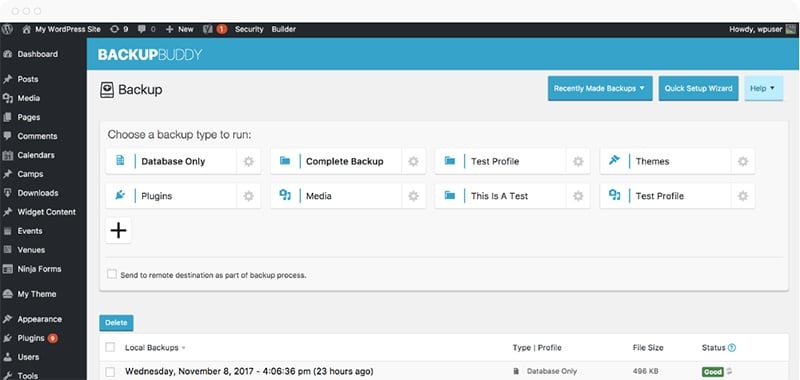 Backupbuddy WordPress Plugin