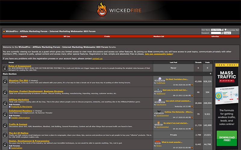Wicked Fire - Affiliate Marketing Webmaster Forum