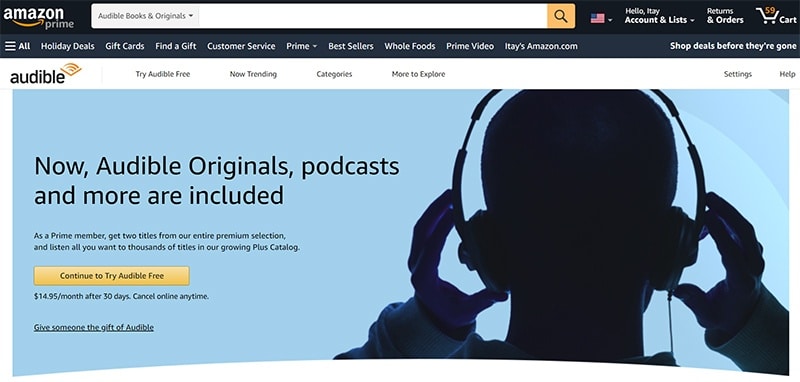 Audible Free Trial – Get 30 Days Free Access!