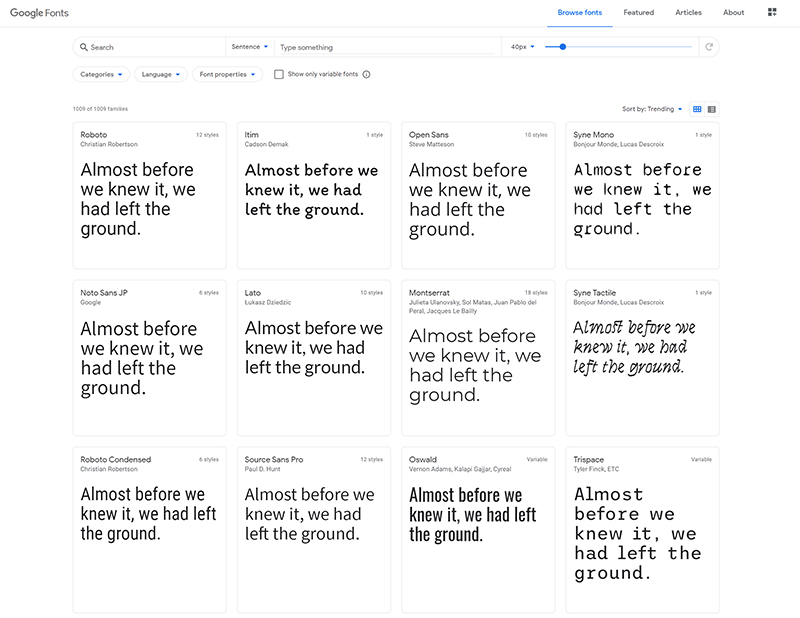 What is Google Fonts?