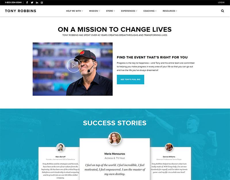 How Tony Robbins Generates 1,250,000 Website Visitors Per Month?