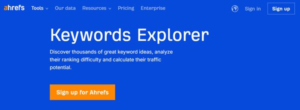 Ahrefs Keywords Explorer