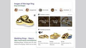 Bing Image Search Tests Related Content Feature & Icon