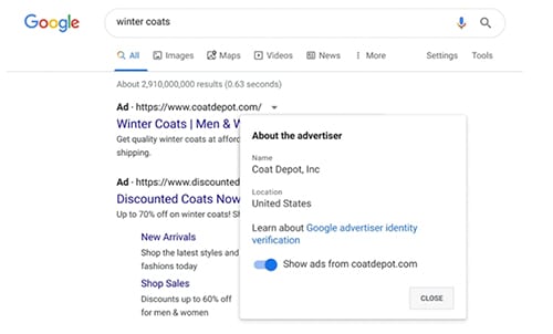 Google Ads begins identity verification