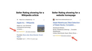 Google Tests Seller Ratings in Organic Search