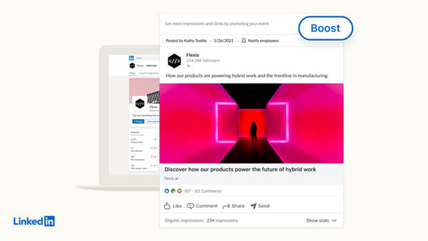 LinkedIn introduces Event Ads and “boosted” posts