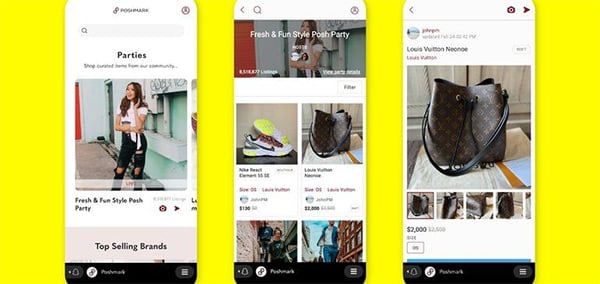 Snapchat partners with Poshmark to bolster social shopping experience