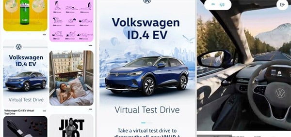 Volkswagen richt zich op autokopers op Pinterest met een virtuele proefrit