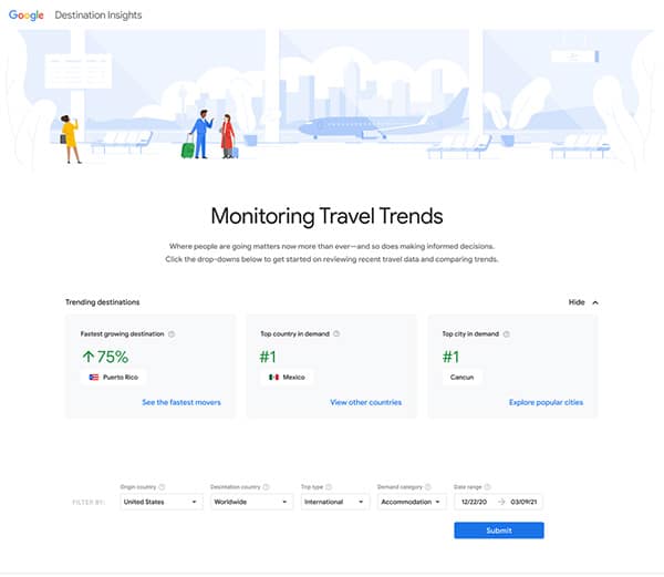 Google: Tools and partnerships to help travel recover and thrive