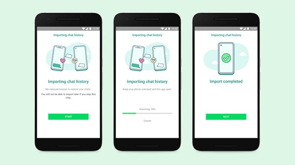 WhatsApp gains the ability to transfer chat history between mobile operating systems