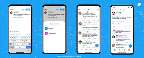 Twitter launches Super Follows on iOS