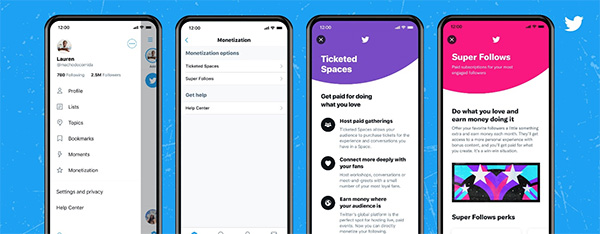 Twitter opens up ticketed spaces to selected users, another step in its creator monetization push