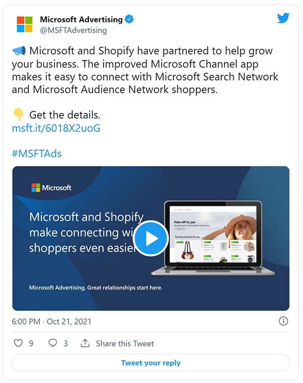 Microsoft Advertising Partners with Shopify & Google Ads Partners with BigCommerce
