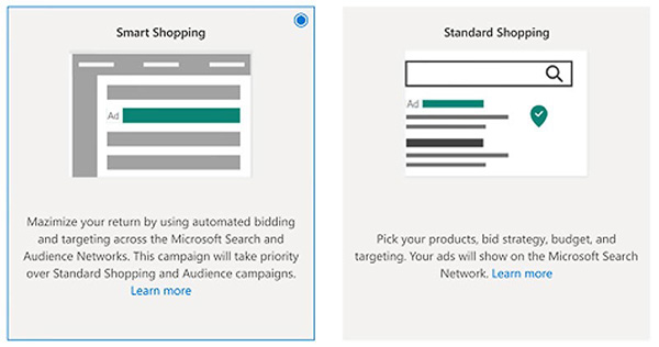 Microsoft Advertising: Smart shopping campaigns and November product updates