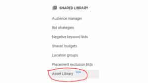 Google Ads Now Has Asset Library