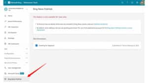 تم نقل Bing News PubHub إلى أدوات مشرفي المواقع Bing