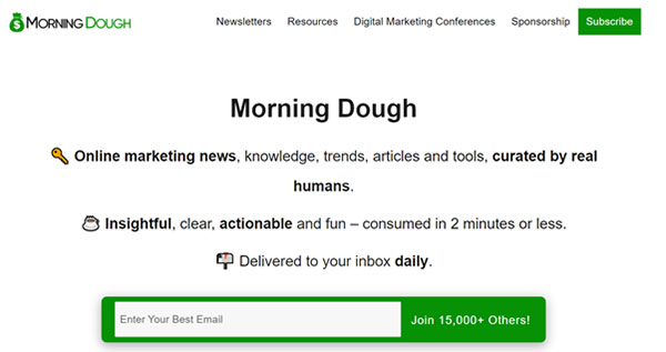 Morning Dough Affiliate Program