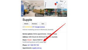Google Local Panel Showing Confirmed by Phone Call