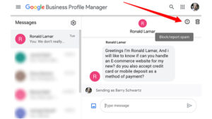Beware: Google Business Profile Messaging Spam & Scam Attempts