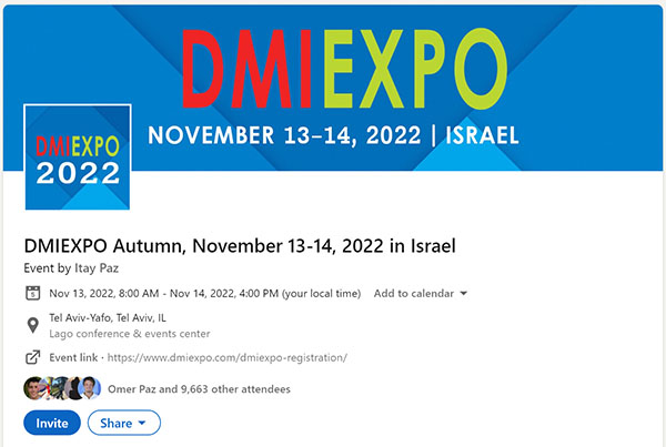 DMIEXPO is coming on November 13-14