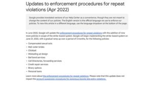 Google Ads Implements 3-Strike Policy Rule