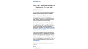 Google Ads Adds New Audience Targeting & Reporting Features