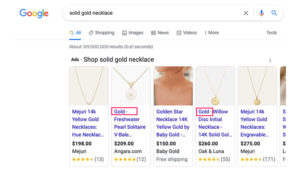 Google Shopping Ads Tests Inserting Material In Ad Title From Query