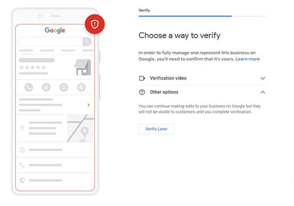 Google Pushing Business Profile Verification Over Video