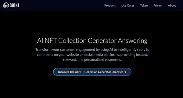 Ai One AI NFT Collection Generator Answering
