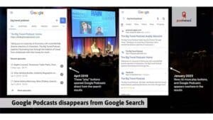 Google Podcasts disappearing from Search results as it goes on life support