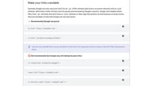 New Google SEO Link Best Practices