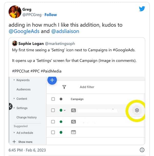 Google Ads Gains Quick Campaign Settings Button