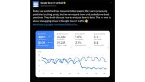 Google Updates Charts & Content On Analyzing Organic Search Traffic Drops
