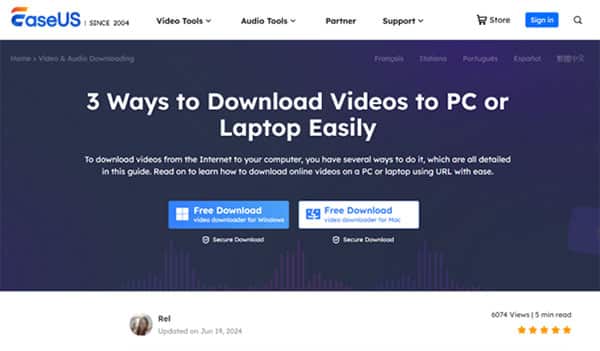 EaseUS Video Downloader