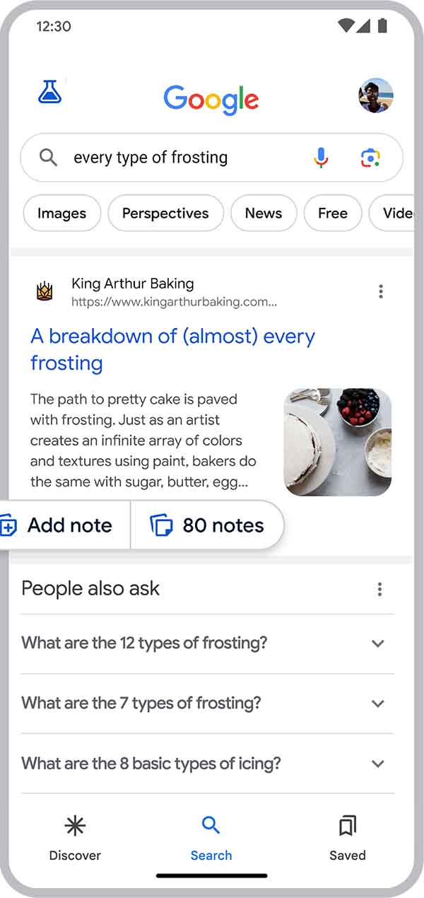 Google Search Labs Adds Notes To Search Results
