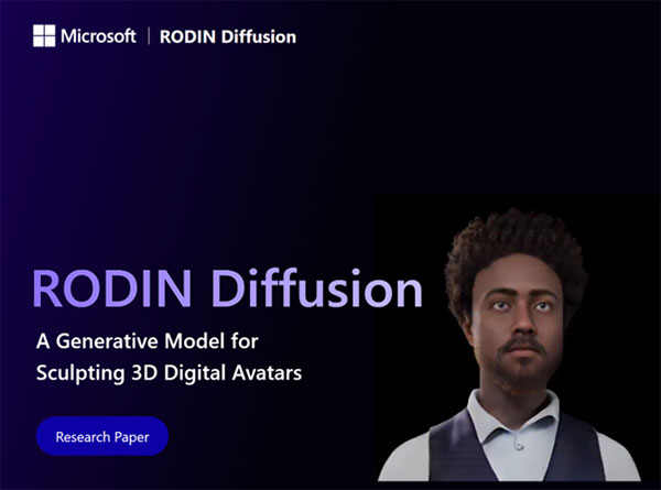 RODIN Diffusion by Microsoft