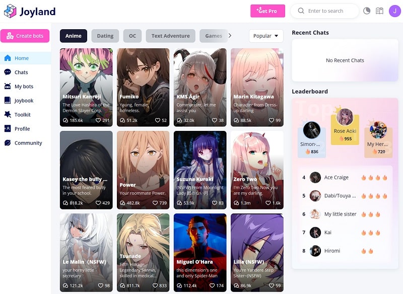 AI Character JSON File