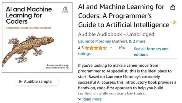 AI and Machine Learning for Coders - A Programmer's Guide to Artificial Intelligence
