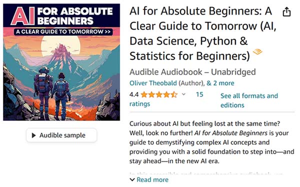 AI for Absolute Beginners - A Clear Guide to Tomorrow (AI, Data Science, Python & Statistics for Beginners)