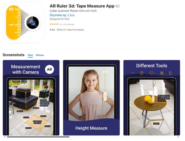AR Ruler 3d - Tape Measure App