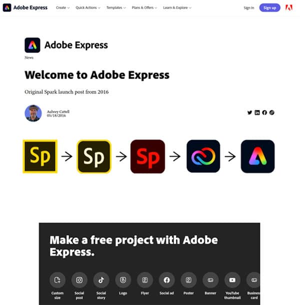 Adobe Spark