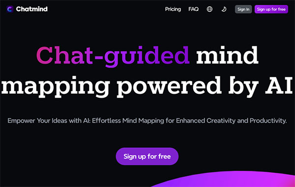 Chatmind - Chat-guided mind mapping powered by AI