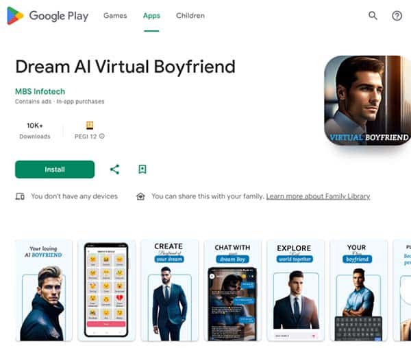 Dream AI Virtual Boyfriend