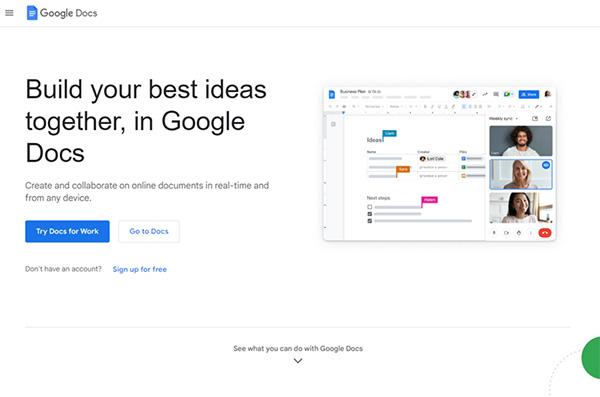 Google Documents - The Most Familiar Brainstorming App