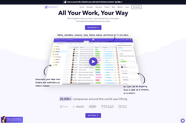 Infinity - The Most Flexible Brainstorming Tool You’ll Find